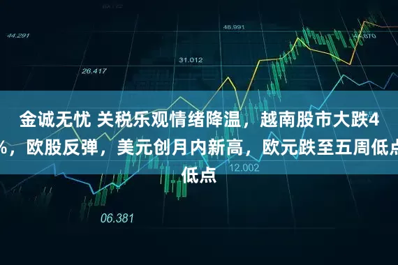 金诚无忧 关税乐观情绪降温，越南股市大跌4%，欧股反弹，美元创月内新高，欧元跌至五周低点