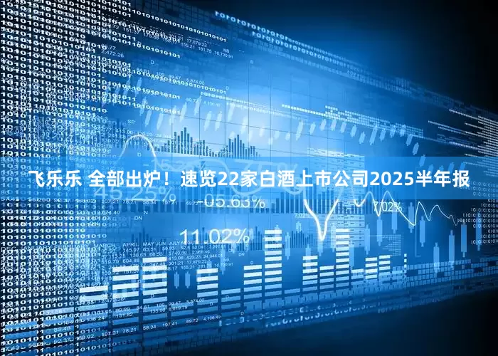 飞乐乐 全部出炉！速览22家白酒上市公司2025半年报