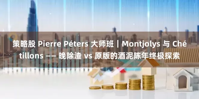 策略股 Pierre Péters 大师班｜Montjolys 与 Chétillons —— 晚除渣 vs 原版的酒泥陈年终极探索